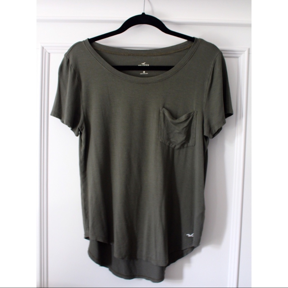 Hollister Olive T-Shirt